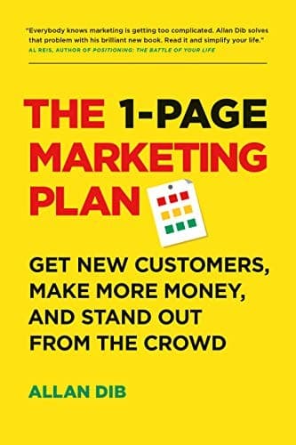 Cover of The 1-Page Marketing Plan by Allan Dib
